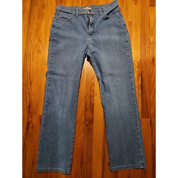 Lee Women’s 14M Jeans Classic Fit Straight Leg Blue Denim Stretch Made in Mexico - Picture 1 of 7